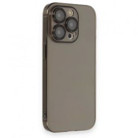 BSSM iPhone 13 Pro Max Armada Lensli Kapak Siyah Kılıf