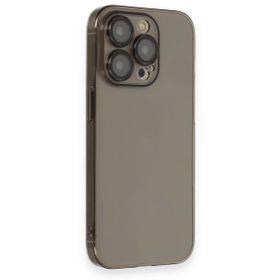 BSSM iPhone 13 Pro Max Armada Lensli Kapak Siyah Kılıf