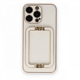 BSSM iPhone 13 Pro Max Coco Elit Kapak Beyaz Cep Telefonu Kılıfı
