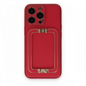 BSSM iPhone 13 Pro Max Coco Elit Kapak Kırmızı Cep Telefonu Kılıfı