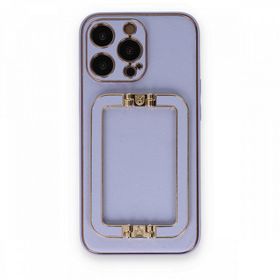 BSSM iPhone 13 Pro Max Coco Elit Kapak Lila Cep Telefonu Kılıfı