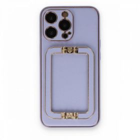 BSSM iPhone 13 Pro Max Coco Elit Kapak Lila Cep Telefonu Kılıfı