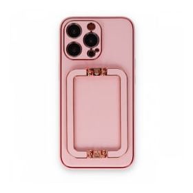 BSSM iPhone 13 Pro Max Coco Elit Kapak Pembe Cep Telefonu Kılıfı