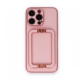 BSSM iPhone 13 Pro Max Coco Elit Kapak Pembe Cep Telefonu Kılıfı