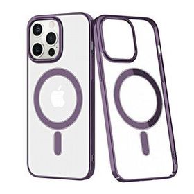 BSSM iPhone 13 Pro Max Element Magneticsafe Sert Kapak Derin Mor Kılıf