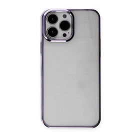BSSM iPhone 13 Pro Max Element Silikon Mor Renkli Kılıf