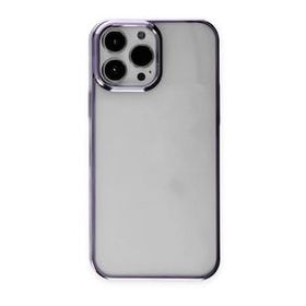 BSSM iPhone 13 Pro Max Element Silikon Mor Renkli Kılıf
