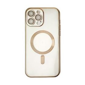 BSSM iPhone 13 Pro Max Kross Magneticsafe Kapak Gold Kılıf