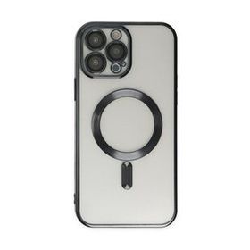 BSSM iPhone 13 Pro Max Kross Magneticsafe Kapak Siyah Kılıf