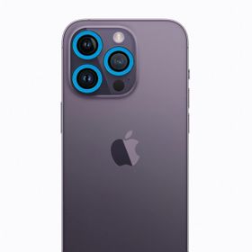 BSSM iPhone 13 Pro Max Mavi Neon Fosforlu Kamera Lens