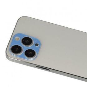BSSM iPhone 13 Pro Max Rainbow Mavi Kamera Lens Koruma Camı