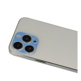 BSSM iPhone 13 Pro Max Rainbow Mavi Kamera Lens Koruma Camı