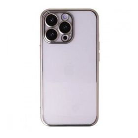 BSSM iPhone 13 Pro Max Razer Lensli Silikon - Gold Kılıf