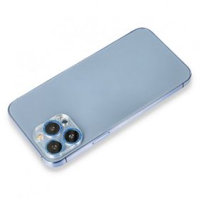 BSSM iPhone 13 Pro Max Shine Mavi Kamera Lens Koruma Camı