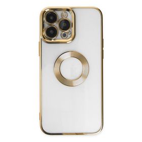 BSSM iPhone 13 Pro Max Slot Silikon Gold Kılıf