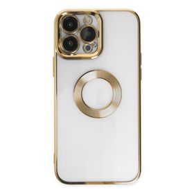 BSSM iPhone 13 Pro Max Slot Silikon Gold Kılıf