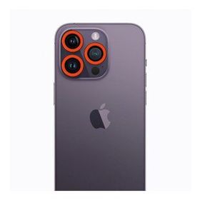 BSSM iPhone 13 Pro Max Turuncu Neon Fosforlu Kamera Lens