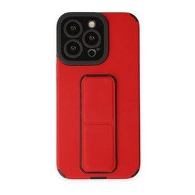 BSSM iPhone 13 Pro Mega Standlı Silikon Kırmızı Kılıf