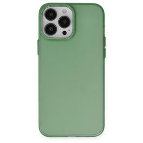 BSSM iPhone 13 Pro Modos Metal Kapak Koyu Yeşil Kılıf