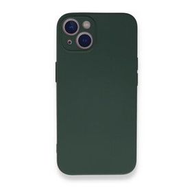 BSSM iPhone 13 Pro Nano İçi Kadife Silikon Koyu Yeşil Kılıf