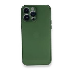 BSSM iPhone 13 Pro PP Ultra İnce Kapak Yeşil Kılıf