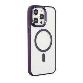 BSSM iPhone 13 Pro Room Magneticsafe Silikon Derin Mor Kılıf