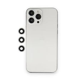 BSSM iPhone 13 Pro Shine Gümüş Kamera Lens Koruma Camı