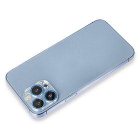 BSSM iPhone 13 Pro Shine Mavi Kamera Lens Koruma Camı