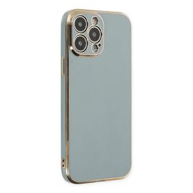 BSSM iPhone 13 Pro Volet Silikon Açık Yeşil Kılıf