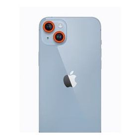 BSSM iPhone 13 Turuncu Neon Fosforlu Kamera Lens