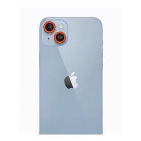 BSSM iPhone 13 Turuncu Neon Fosforlu Kamera Lens