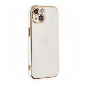 BSSM iPhone 13 Volet Silikon Beyaz Kılıf