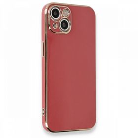 BSSM iPhone 13 Volet Silikon Kırmızı Kılıf