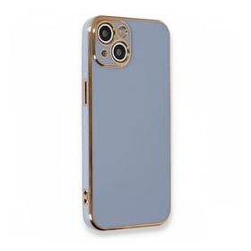 BSSM iPhone 13 Volet Silikon Mavi Kılıf