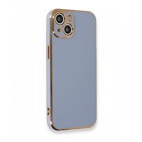 BSSM iPhone 13 Volet Silikon Mavi Kılıf