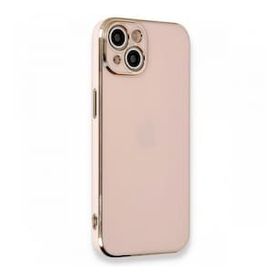 BSSM iPhone 13 Volet Silikon Pembe Kılıf