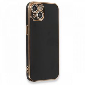 BSSM iPhone 13 Volet Silikon Siyah Kılıf