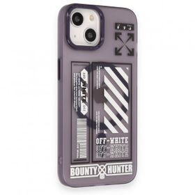 BSSM iPhone 14 Apollo Magneticsafe Desenli Kapak Apollo Mor 1 Kılıf
