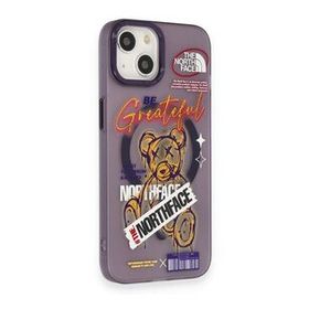 BSSM iPhone 14 Apollo Magneticsafe Desenli Kapak Apollo Mor 2 Kılıf