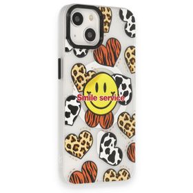BSSM iPhone 14 Apollo Magneticsafe Desenli Kapak Apollo Şeffaf 2 Kılıf