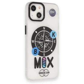 BSSM iPhone 14 Apollo Magneticsafe Desenli Kapak Apollo Şeffaf 3 Kılıf