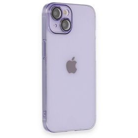 BSSM iPhone 14 Armada Lensli Kapak Mor Kılıf