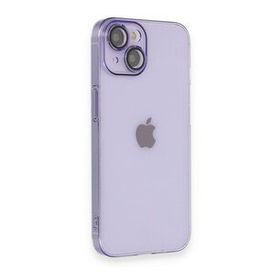 BSSM iPhone 14 Armada Lensli Kapak Mor Kılıf