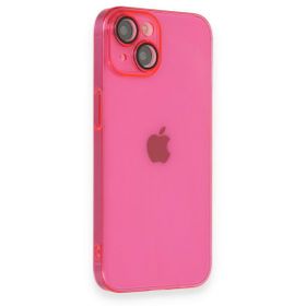 BSSM iPhone 14 Armada Lensli Kapak Pembe Kılıf