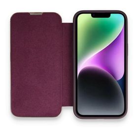 BSSM iPhone 14 Dolpin Kapaklı Derin Mor Kılıf