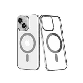 BSSM iPhone 14 Element Magneticsafe Sert Kapak Gümüş Kılıf