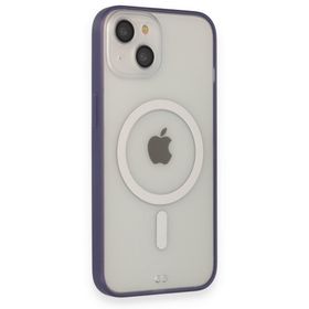 BSSM iPhone 14 Grand Magneticsafe Kapak Mor Kılıf