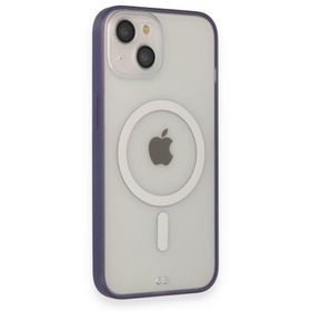 BSSM iPhone 14 Grand Magneticsafe Kapak Mor Kılıf