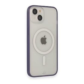 BSSM iPhone 14 Grand Magneticsafe Kapak Mor Kılıf