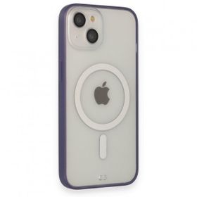 BSSM iPhone 14 Grand Magneticsafe Kapak Mor Kılıf